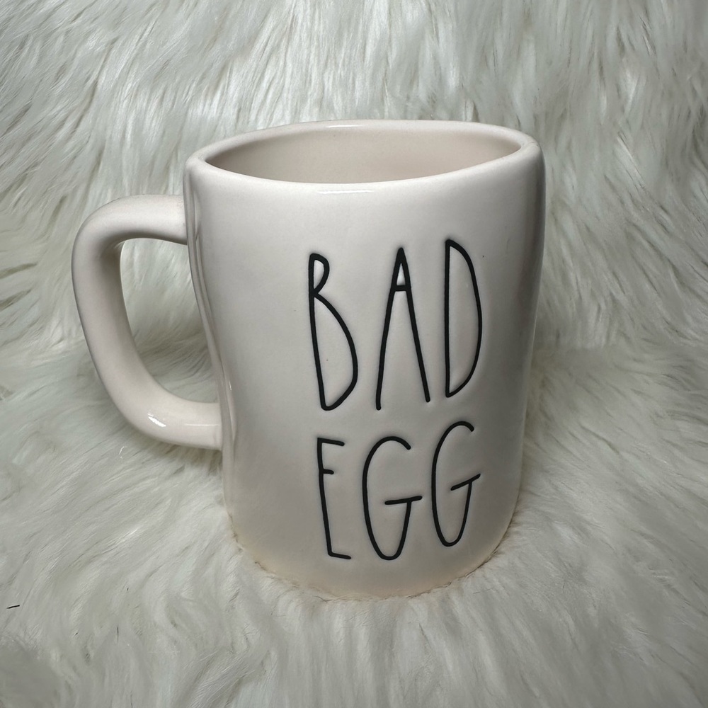 Rae Dunn Good Egg Bad Egg Double Sided Mug - Picture 2 of 3